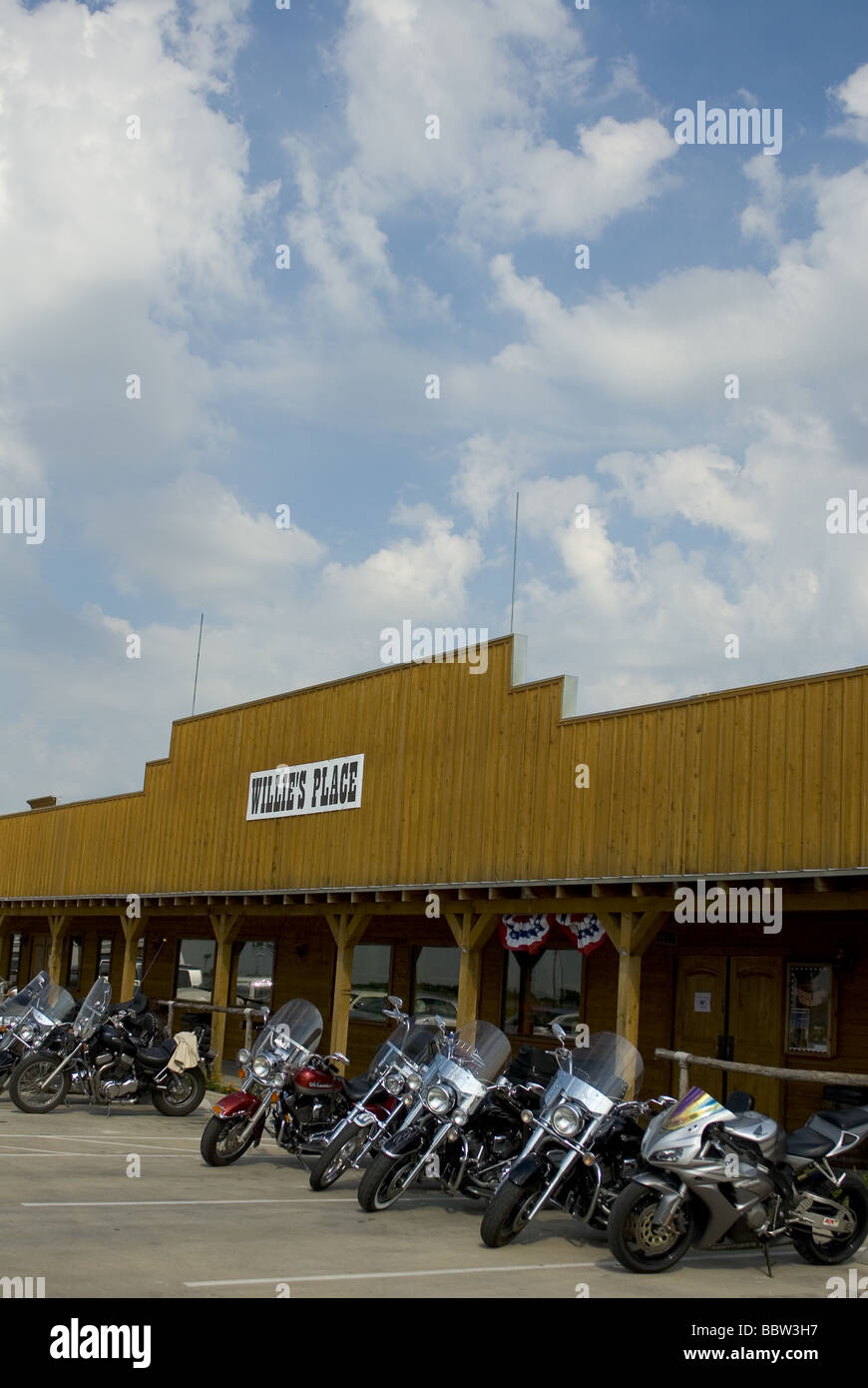 Willie Nelson's Place à Carl's Corner Truckstop au Texas Banque D'Images