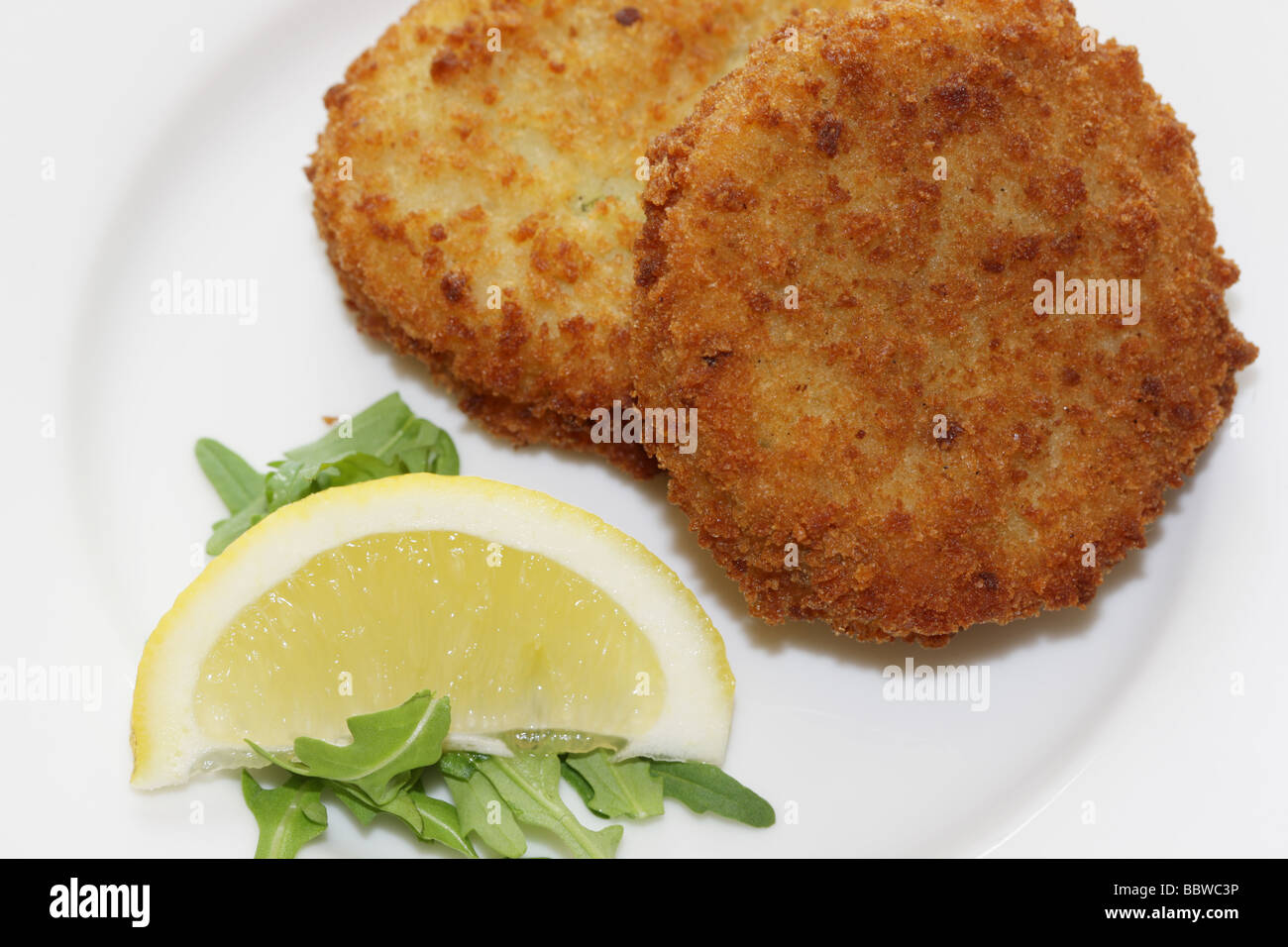 Croquettes de morue Banque D'Images