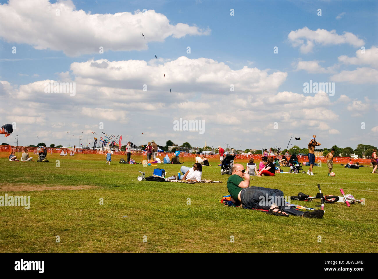 Vélo et Kite Festival à Blackheath, Londres Angleterre Royaume-uni Banque D'Images