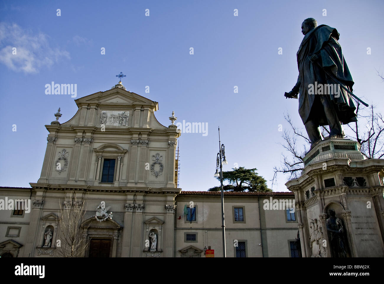 Place San Marco Florence Italie Banque D'Images