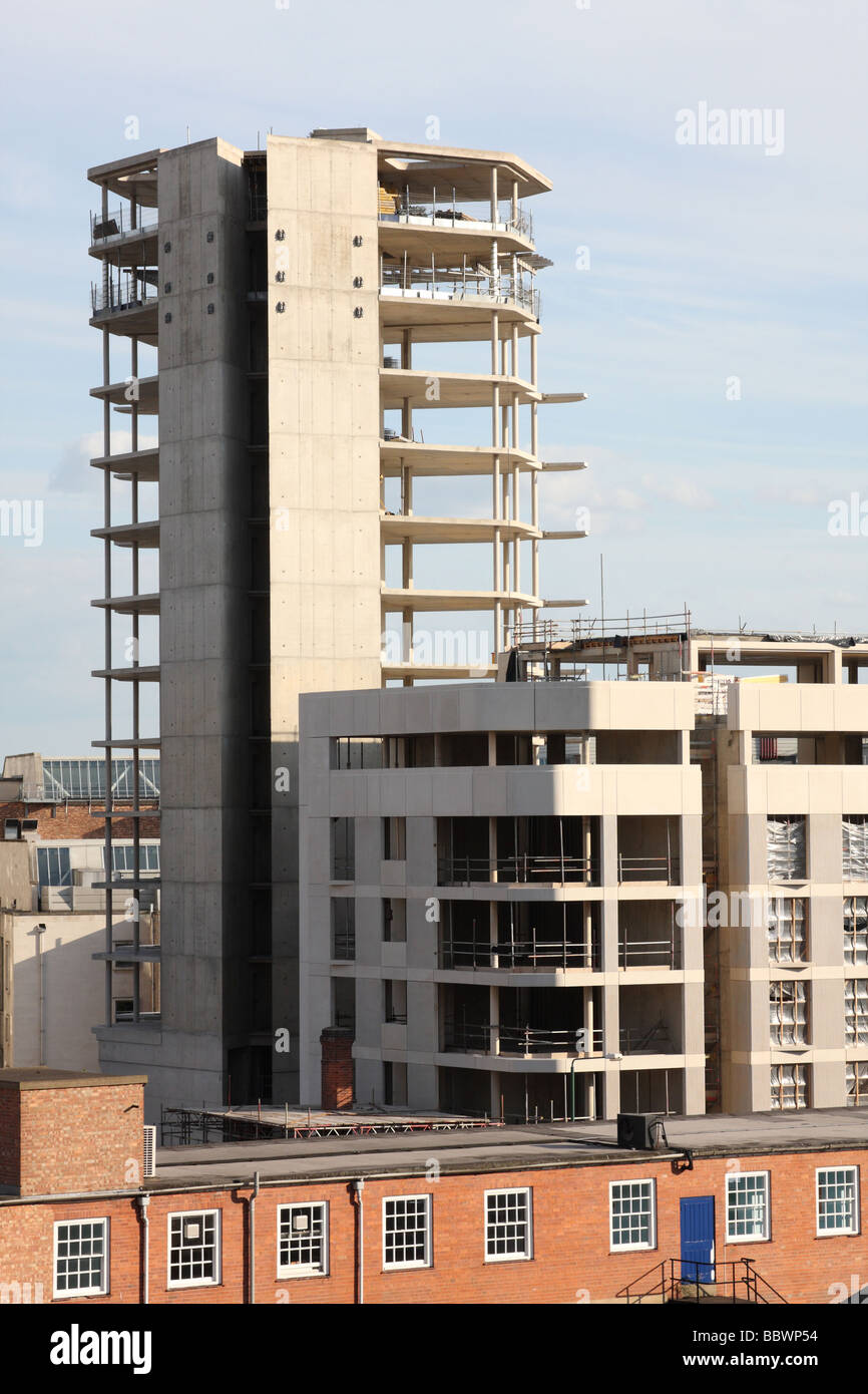 South Reef Project site de construction, Nottingham, Angleterre, Royaume-Uni Banque D'Images