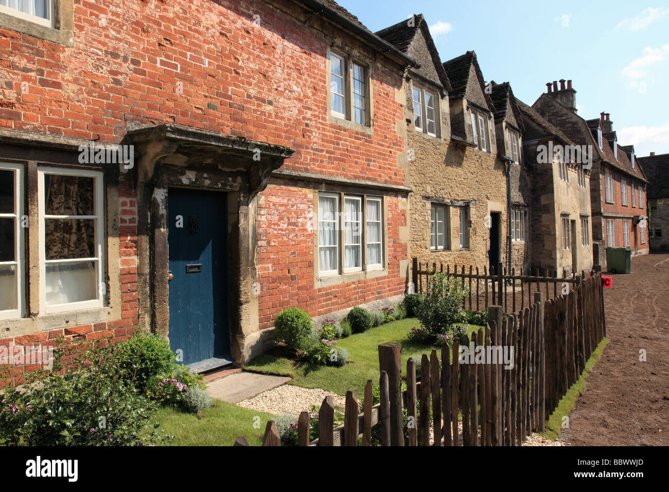 Tournage de la série BBC Cranford à Lacock, Wiltshire, Angleterre, Royaume-Uni Banque D'Images