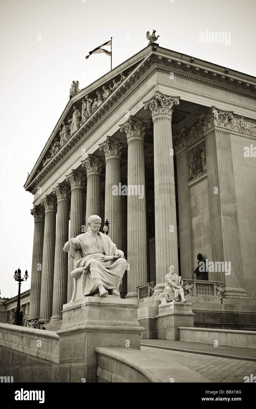 Le parlement autrichien Banque D'Images