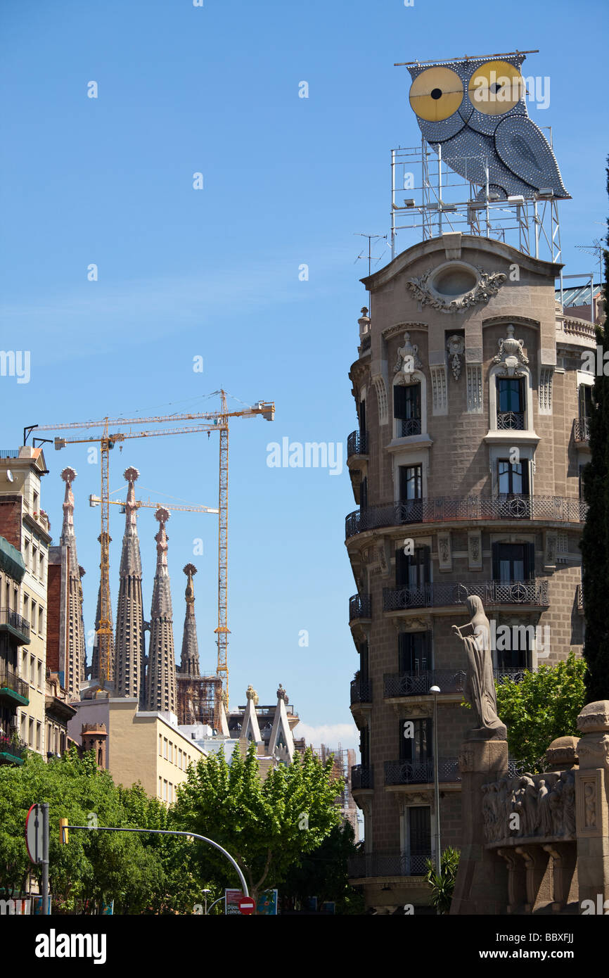 La Sagrada Familia, Barcelone, Espagne Banque D'Images