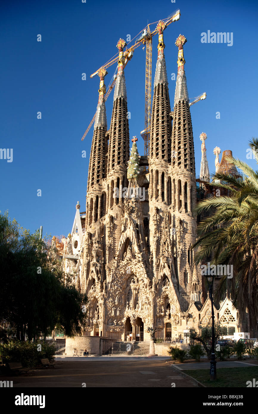 Sagrada Familia, Barcelone, Espagne Banque D'Images