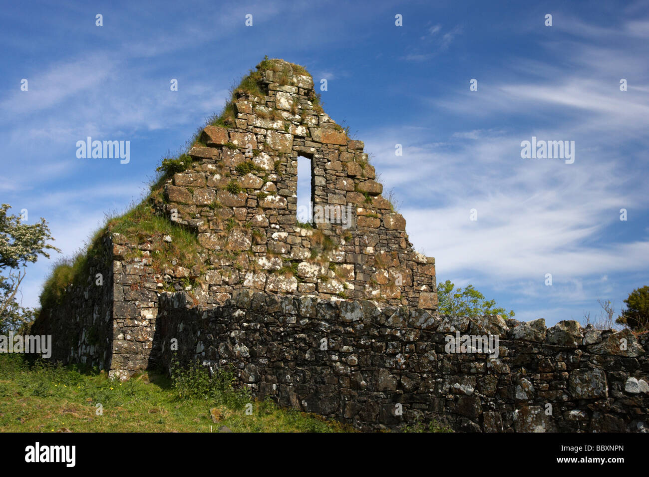 Skerry vieille église dans le comté d'Antrim en Irlande du Nord uk Banque D'Images