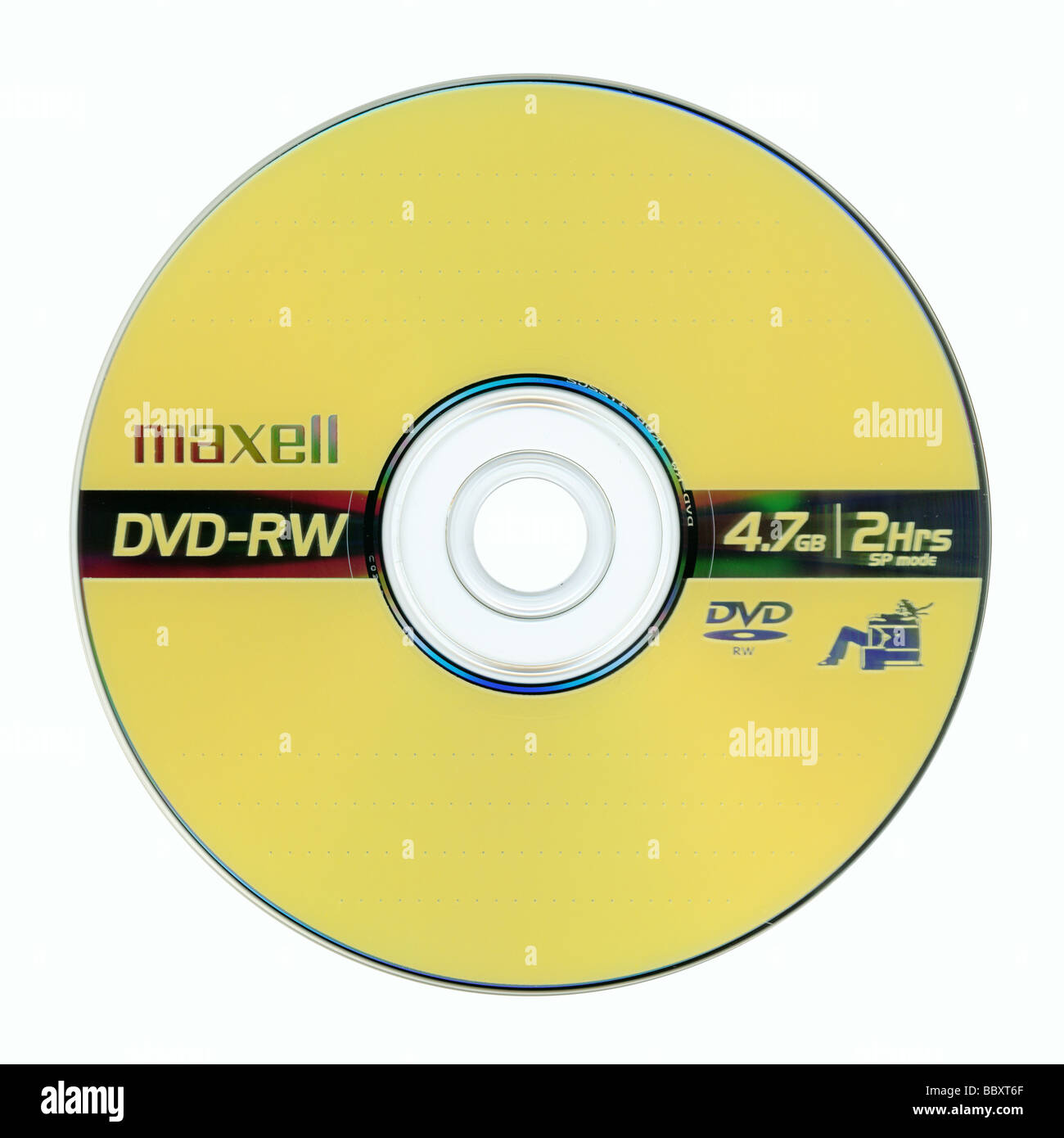 DVD-RW simple face Banque D'Images