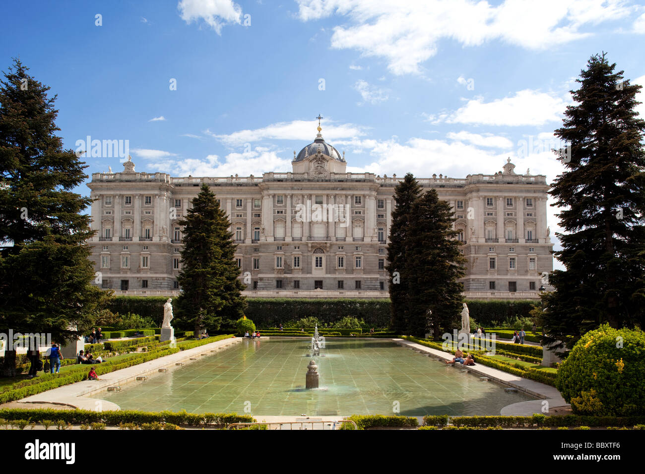 Palais Royal de Madrid, Espagne Banque D'Images