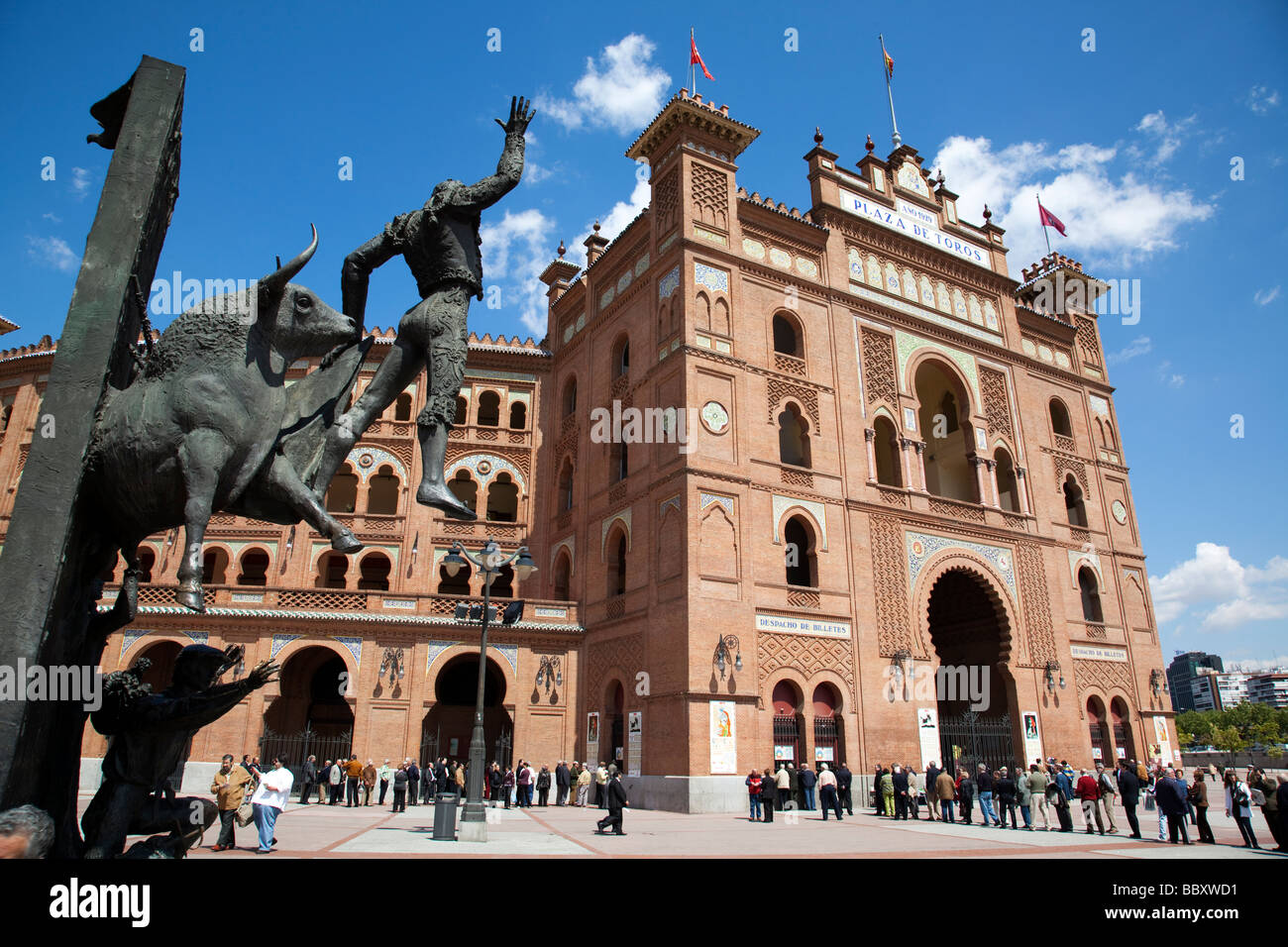 Plaza de Toros de Las Ventas, arènes, Madrid, Espagne Banque D'Images