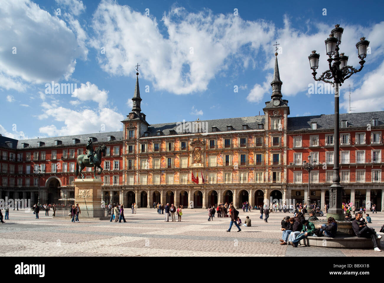 Plaza Mayor, Madrid, Espagne Banque D'Images