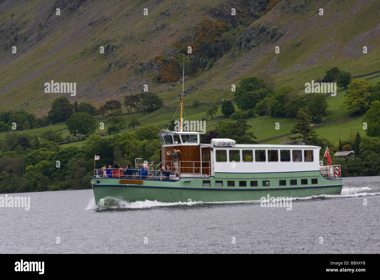 Ferry à proximité de Howtown Lady Wakefield Ullswater Cumbria Banque D'Images