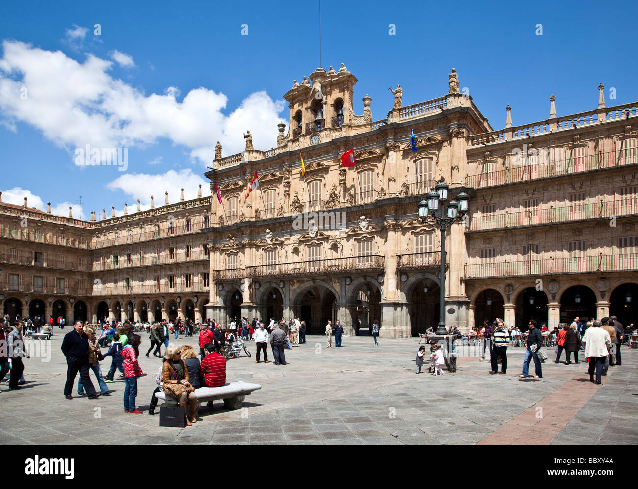 Plaza Mayor, Salamanca, Espagne Banque D'Images
