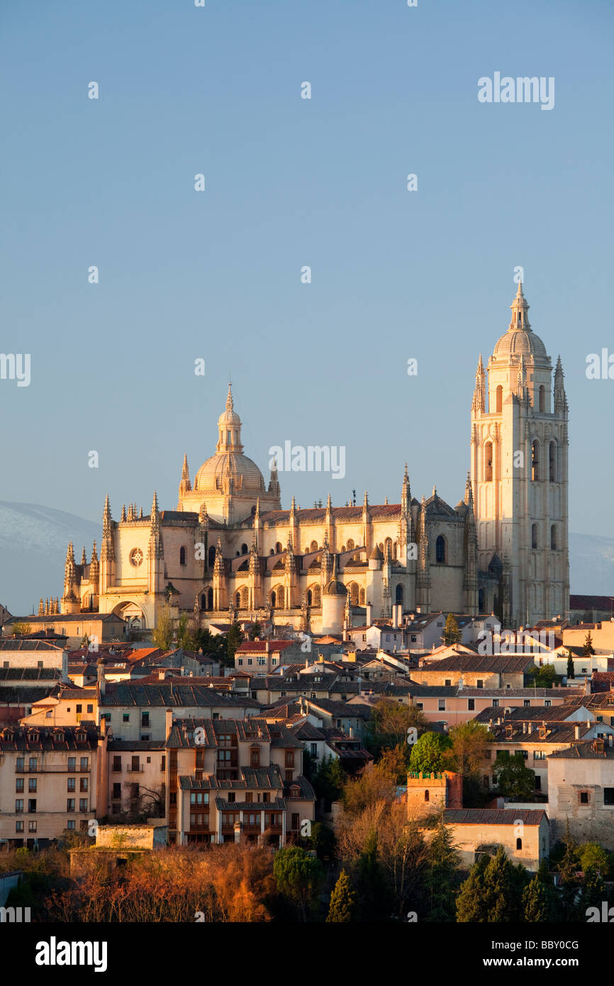 La cathédrale de Ségovie, Segovia, Espagne Banque D'Images
