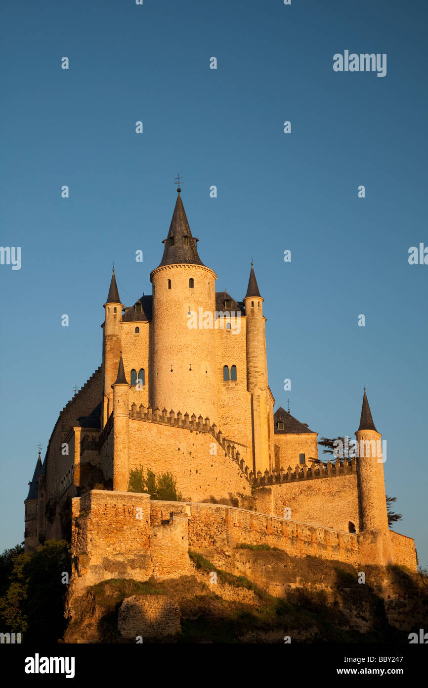 Château de Segovia, Ségovie, Espagne Banque D'Images