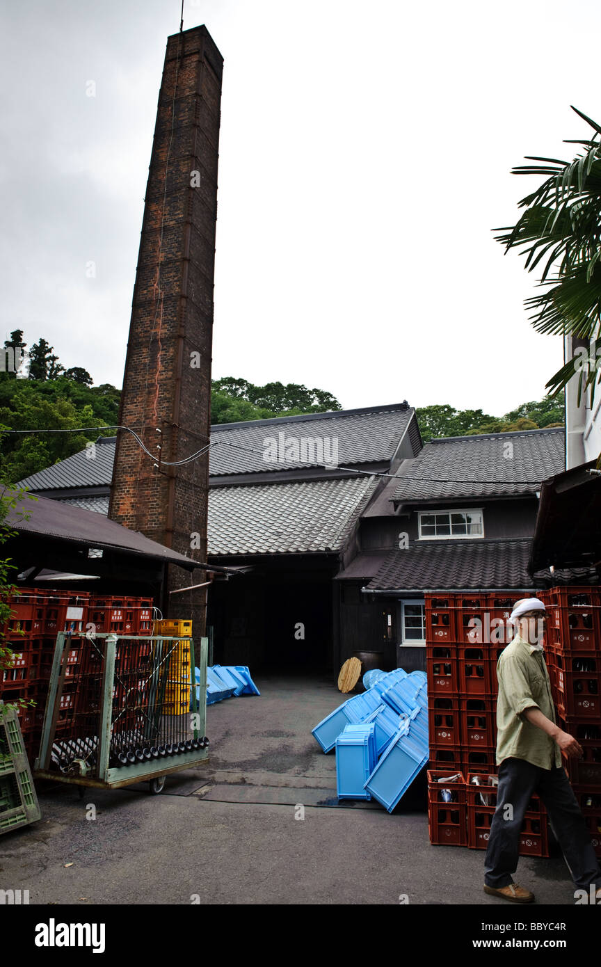 Terada Honke Sake Brewery, Kozaki La préfecture de Chiba au Japon, le 15 juin 2009. Banque D'Images