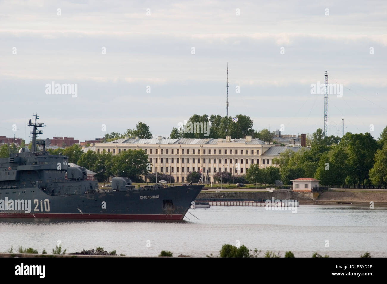 Russie Saint-pétersbourg fort Kronstadt, Naval Base Banque D'Images