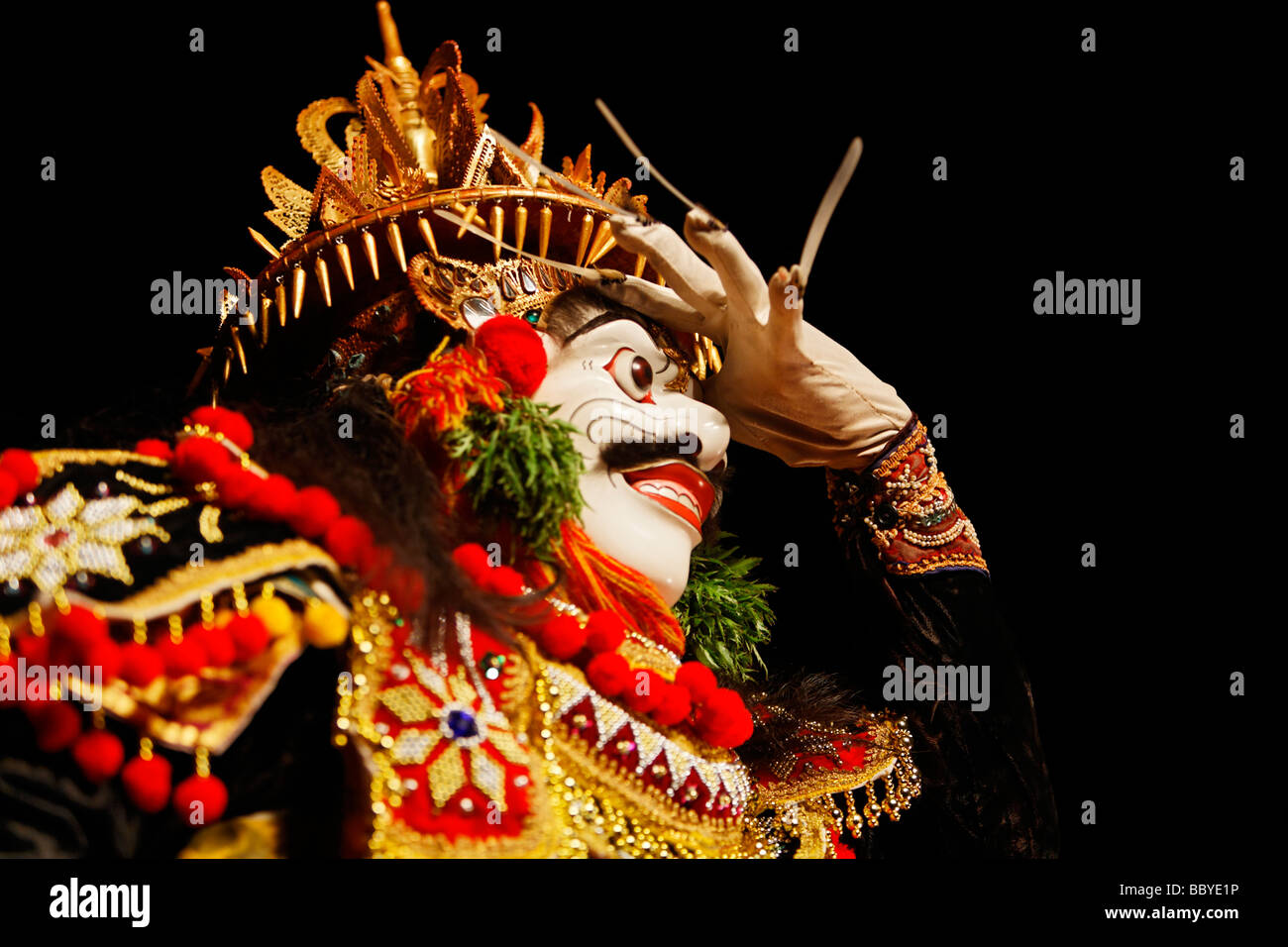 Legong dance au Ubud, Bali, Indonésie Banque D'Images