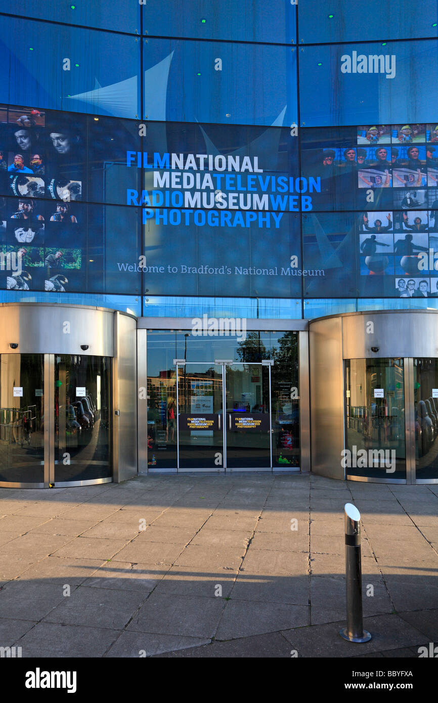 Entrée privée National Media Museum, Bradford, West Yorkshire, Angleterre, Royaume-Uni. Banque D'Images