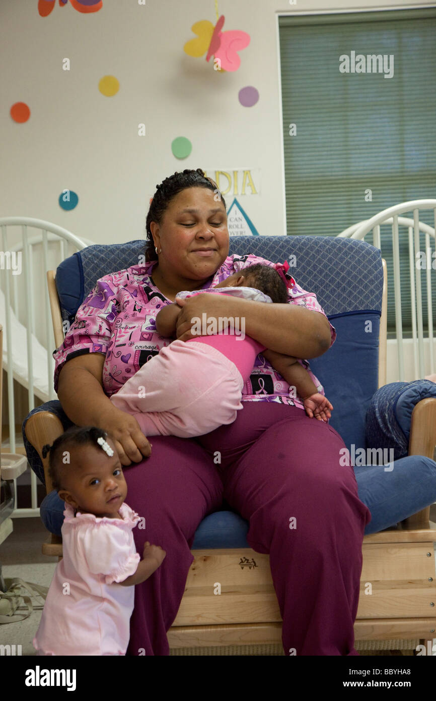 "La garde d''enfants day care nursery Banque D'Images