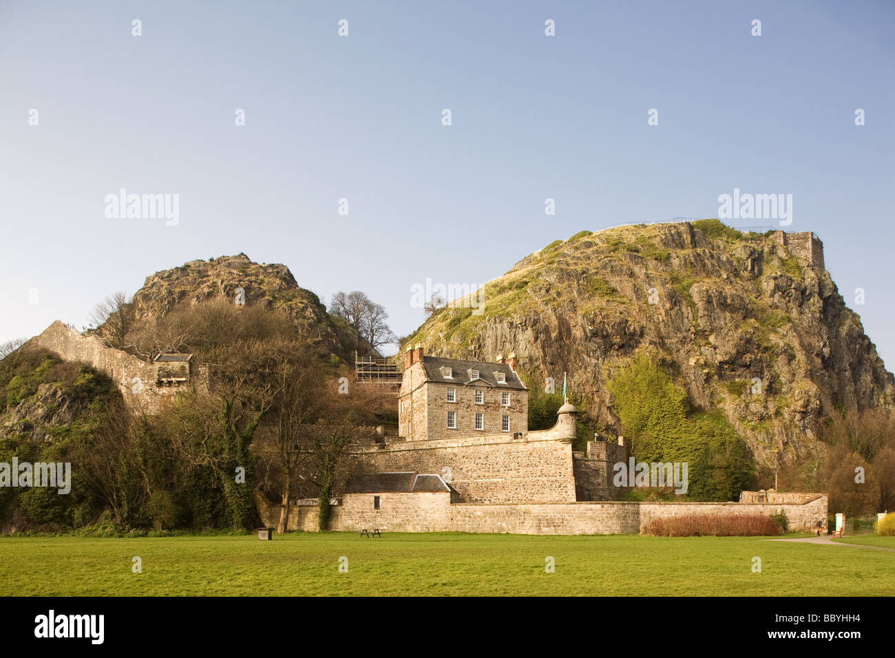 Château de Dumbarton et Rock Banque D'Images