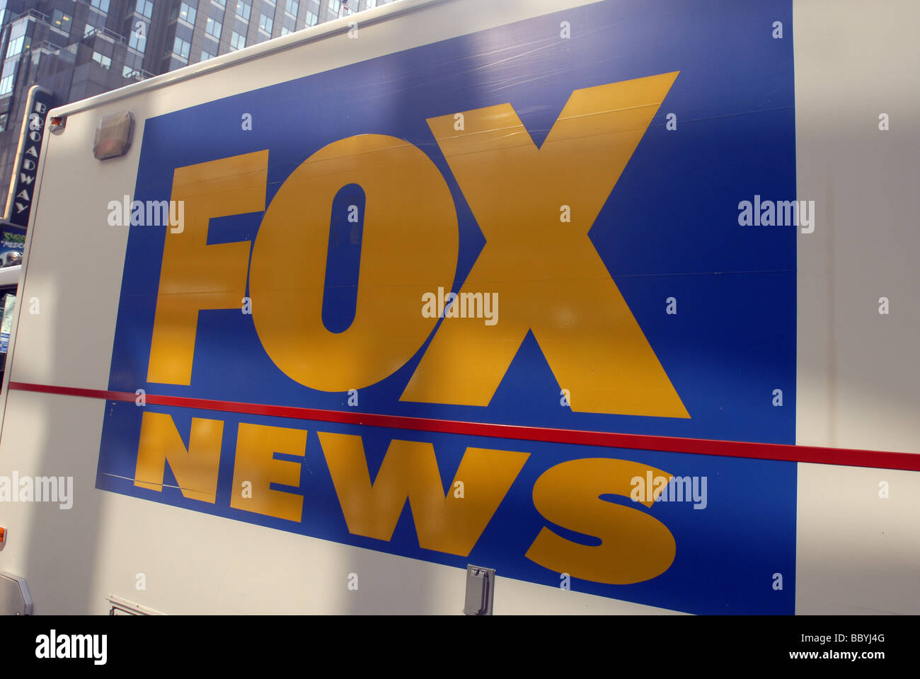 Fox News Channel un camion de radiodiffusion à New York le mardi 16 juin 2009 Richard B Levine Banque D'Images