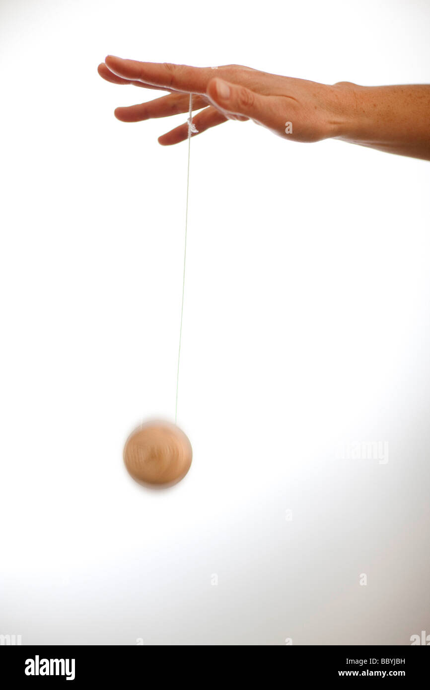 Part jouer avec yoyo Banque D'Images