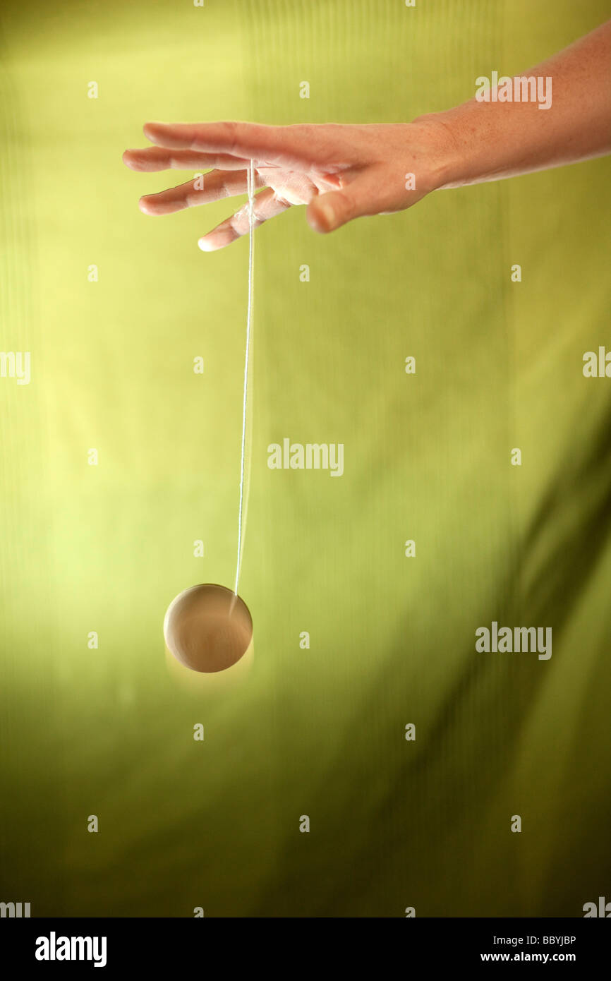 Part jouer avec yoyo Banque D'Images