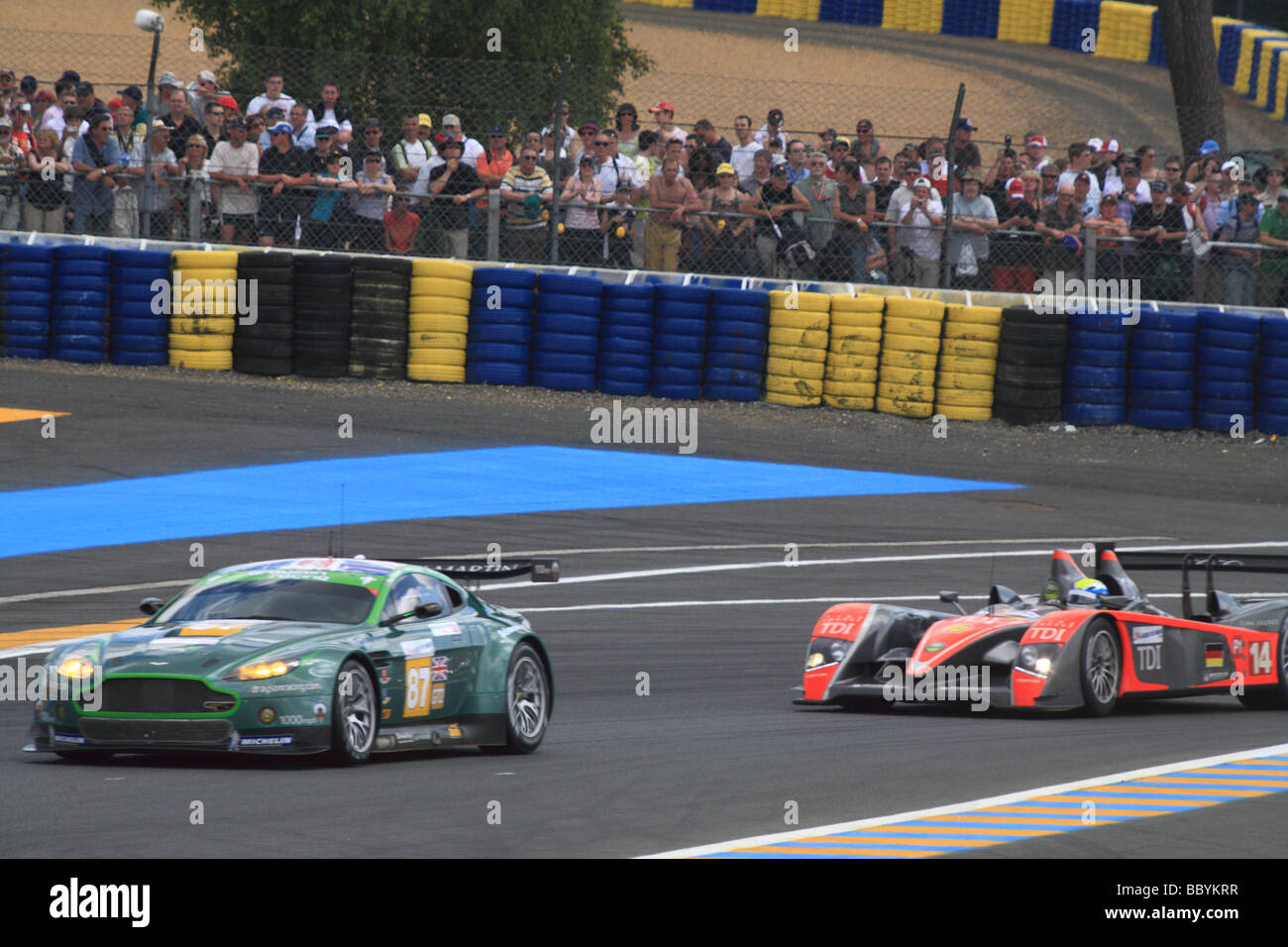 2009 24h du Mans course moteur sarthe France Banque D'Images