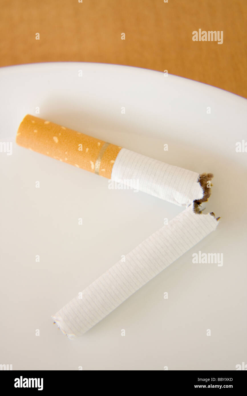 Pour arrêter de fumer Banque D'Images