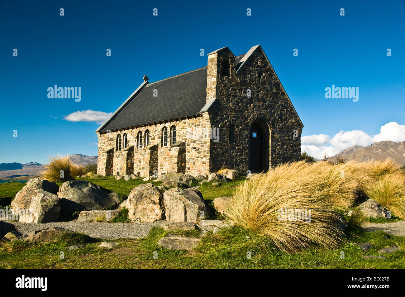 Church of the Good Shepherd Lake Tekapo ile sud Nouvelle Zelande Banque D'Images