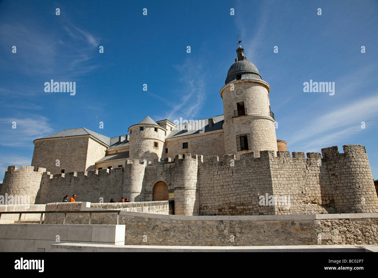 Archicad château historique de Simancas Valladolid Castille Leon Espagne Banque D'Images Archicad château historique de Simancas Valladolid Castille Leon Espagne Banque D'Images