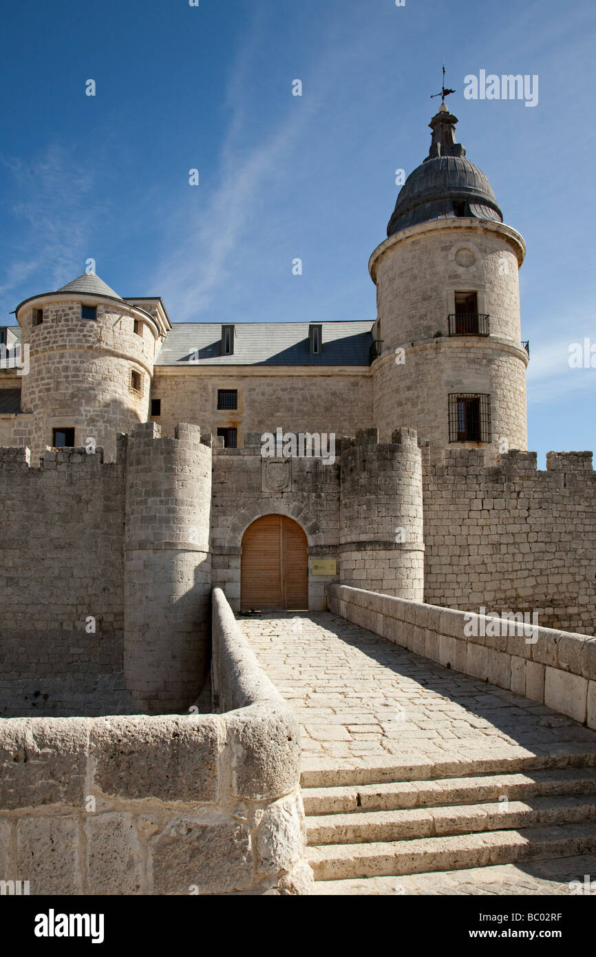 Archicad château historique de Simancas Valladolid Castille Leon Espagne Banque D'Images Archicad château historique de Simancas Valladolid Castille Leon Espagne Banque D'Images