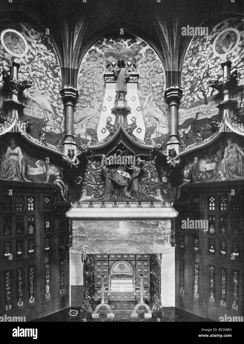 Le Chaucer Prix, du château de Cardiff, Pays de Galles, 1924-1926. Artiste : HN King Banque D'Images