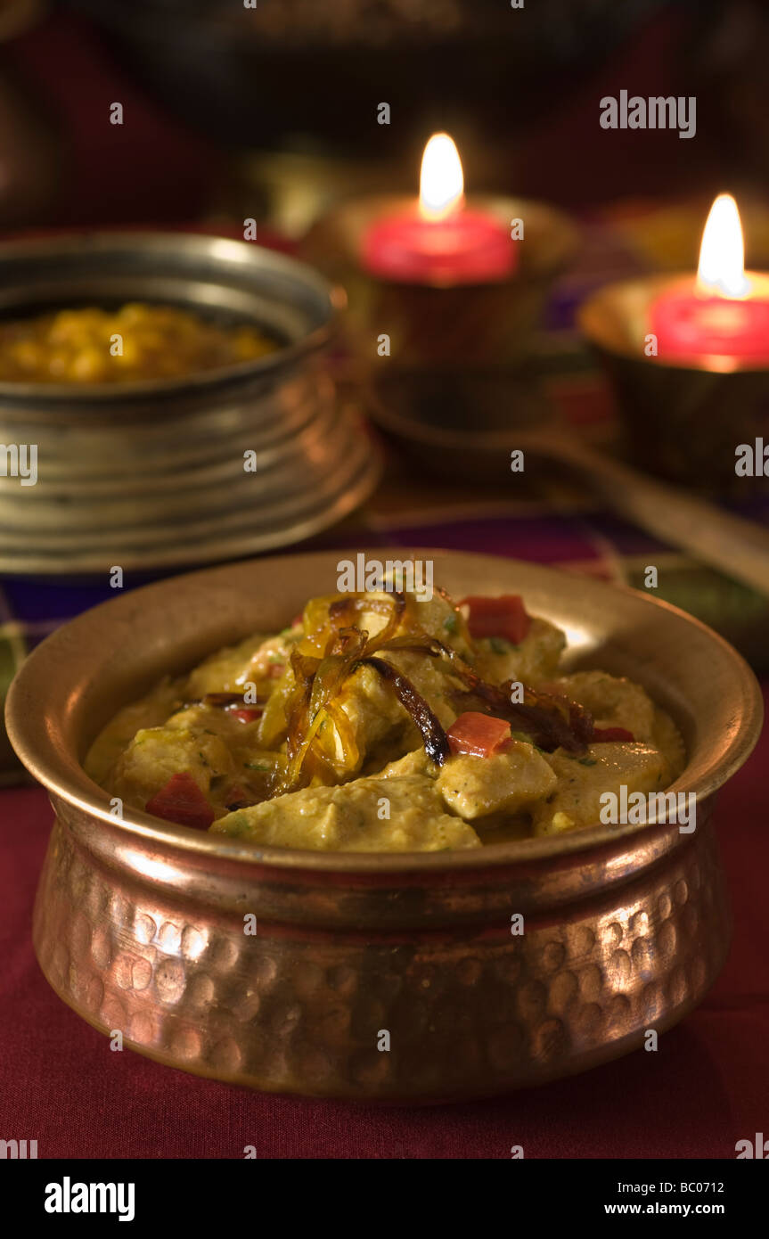 Poulet korma India Food Banque D'Images