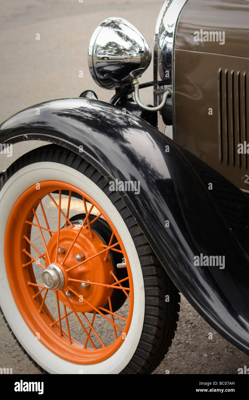 Détail de la restauration de voitures classiques voitures collecte restauration Thèmes vintage Banque D'Images
