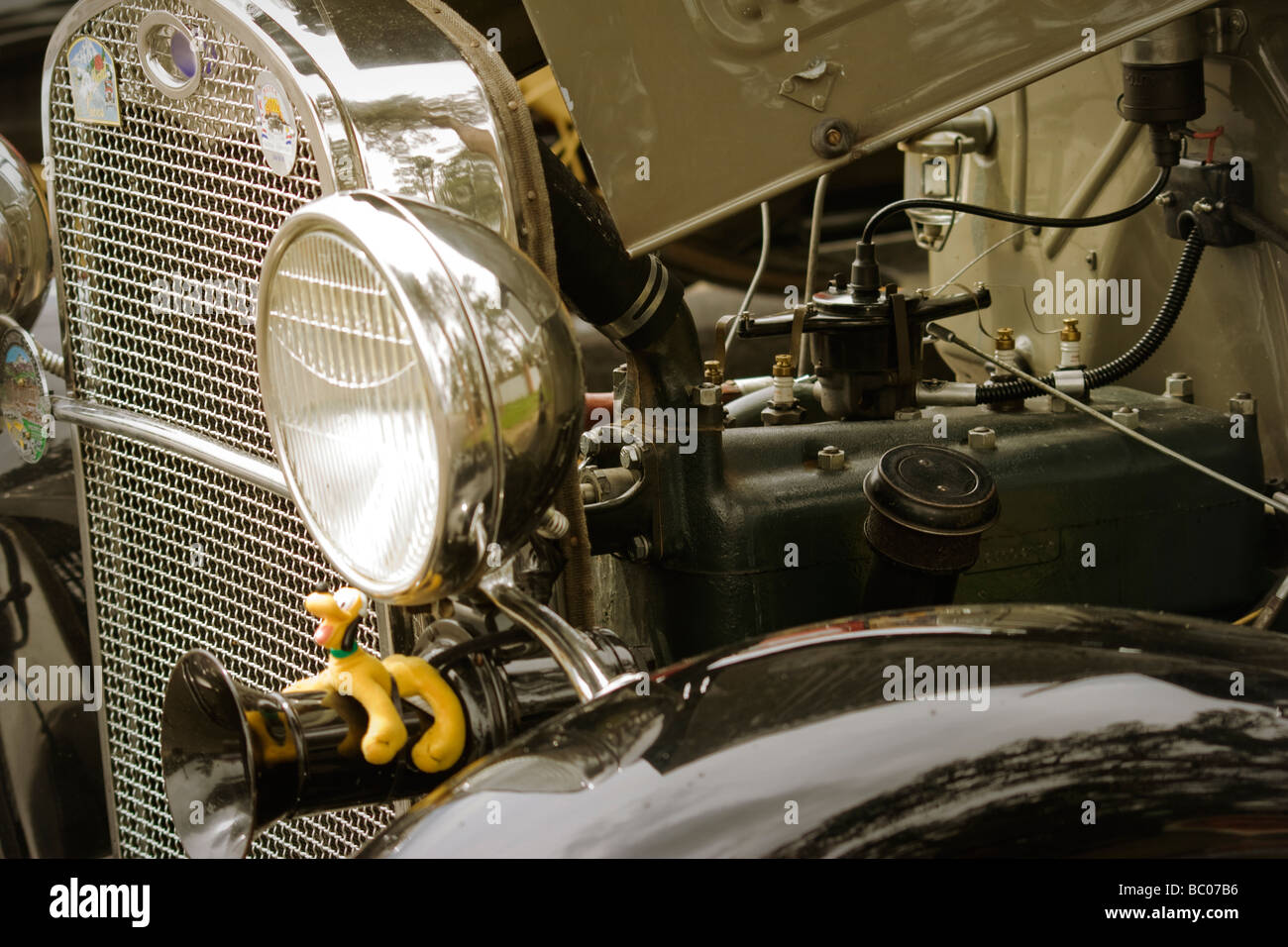 Détail de la restauration de voitures classiques voitures collecte restauration Thèmes vintage Banque D'Images