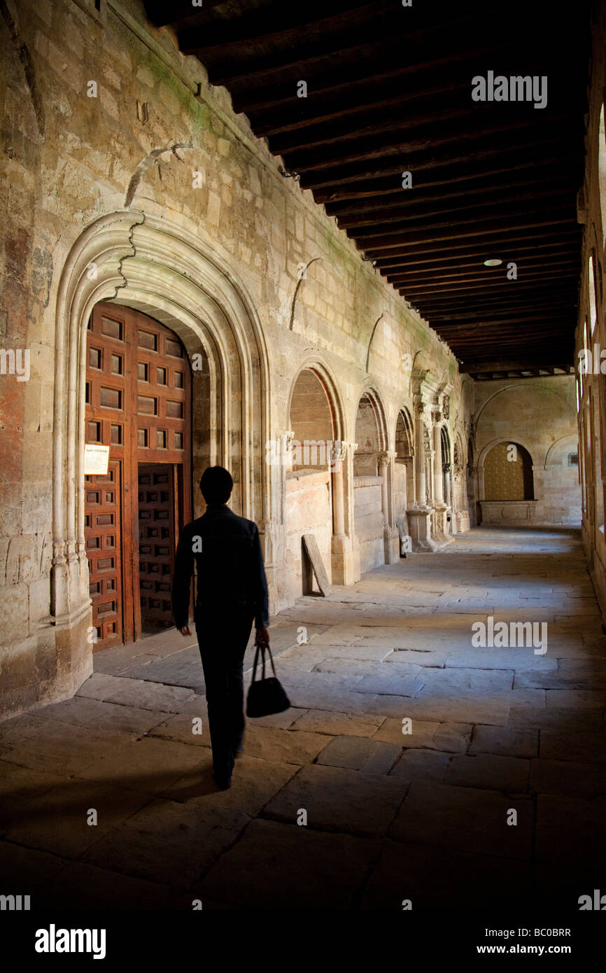 Cloître de l'ancienne cathédrale de Salamanque Castille Leon Espagne Banque D'Images Cloître de l'ancienne cathédrale de Salamanque Castille Leon Espagne Banque D'Images