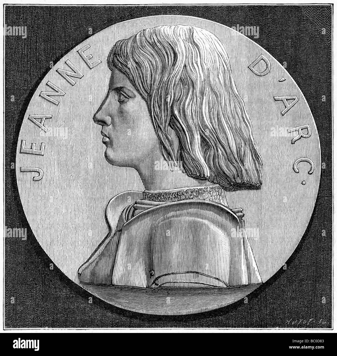 Médaille de bronze au xixe siècle par le sculpteur français Michel