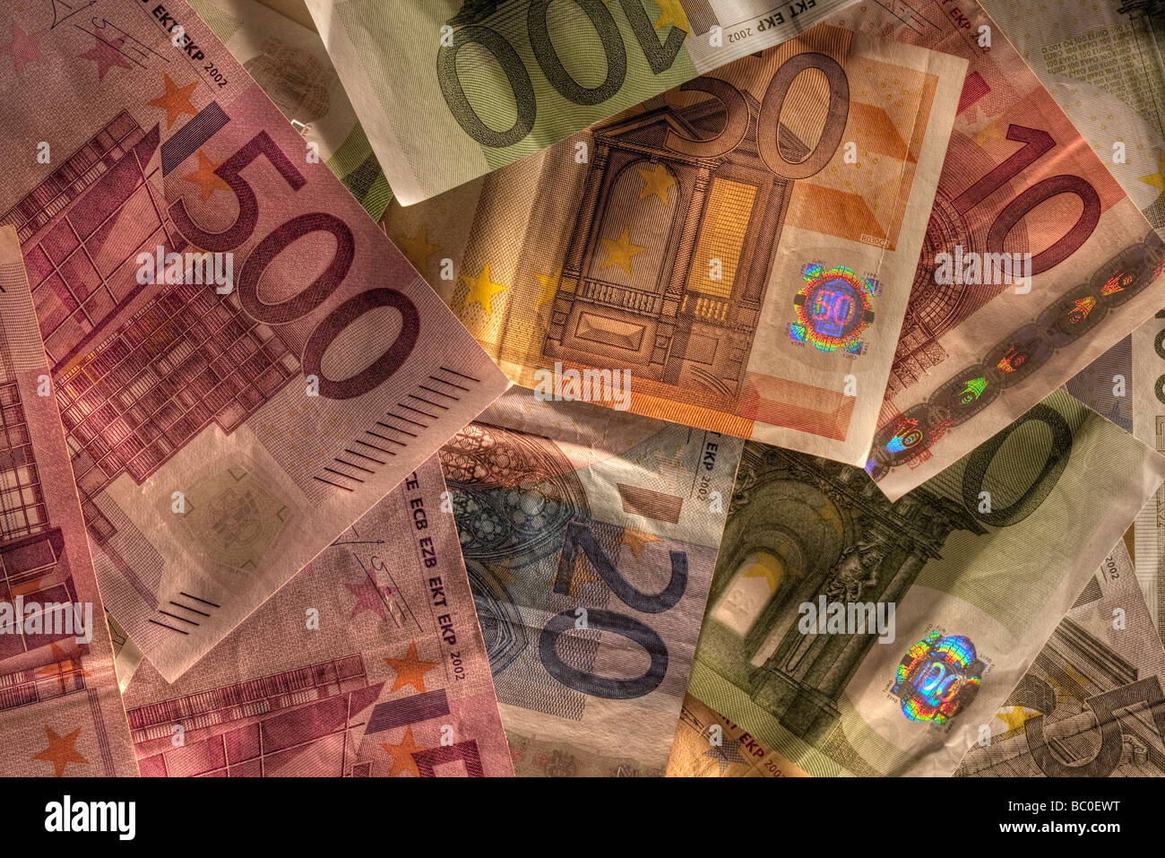 Monnaie euro Banque D'Images