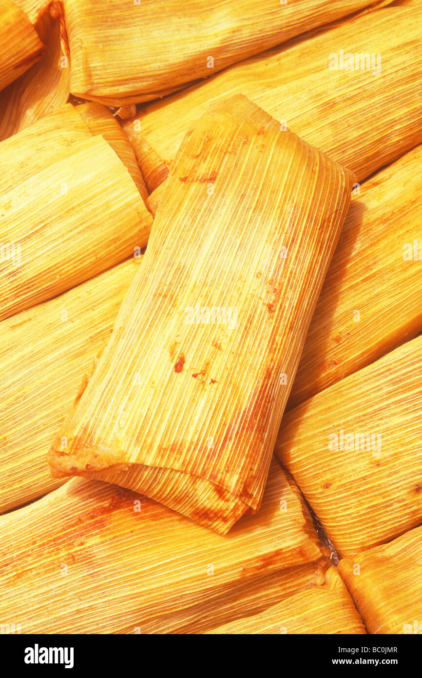 Les tamales made in Oakland en Californie Banque D'Images