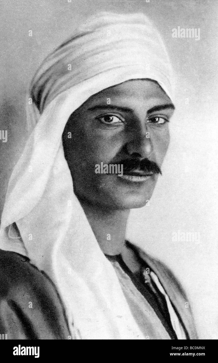 Portrait d'un Bédouin, c1920s. Artiste : Inconnu Banque D'Images