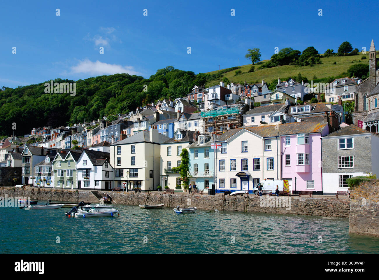 Les bayards cove historique à Dartmouth dans le Devon, UK Banque D'Images