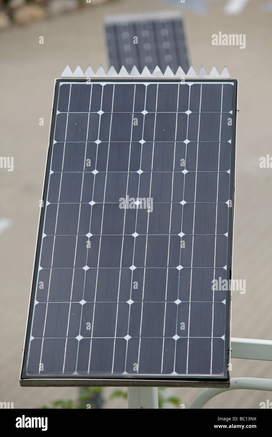 Close up of solar power plate Banque D'Images