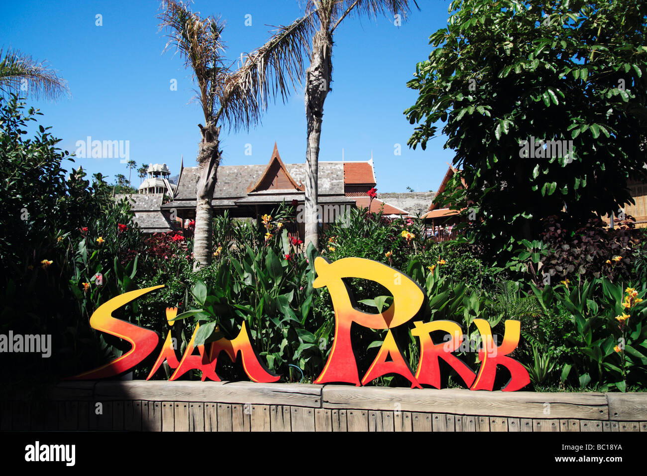 Le Siam Park, le royaume de l'eau, près de Playa de Las Americas, Costa Adeje, Tenerife, Canaries, Espagne Banque D'Images