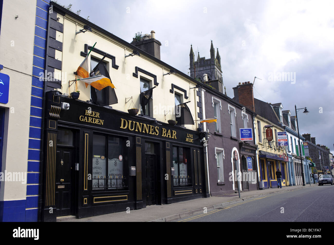 Carrick on Shannon Irlande Rue principale Banque D'Images