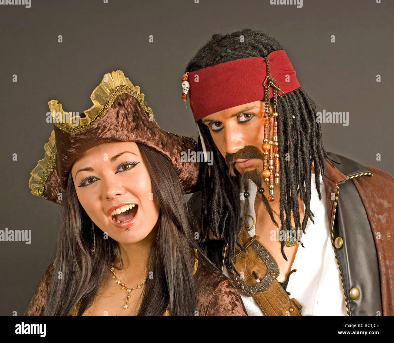 Couple de pirate Banque D'Images