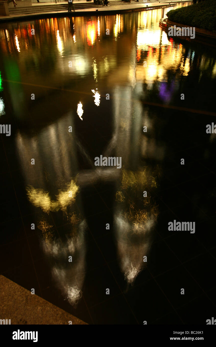 Les Tours Petronas de nuit, Kuala Lumpur, Malaisie Banque D'Images