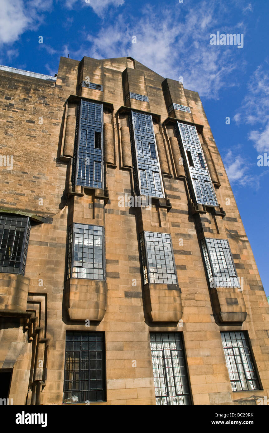 Dh Glasgow School of Art ART SCHOOL GLASGOW Bâtiment conçu par Charles Rennie Mackintosh Banque D'Images