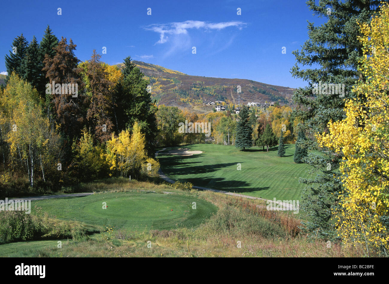 Rollingstone Ranch Golf Course à Steamboat Springs Colorado USA Banque D'Images