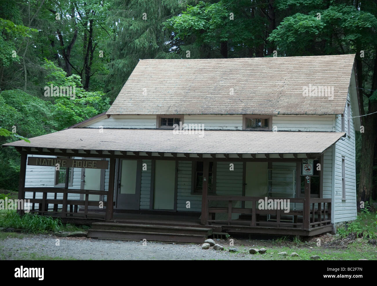 Immeuble à un centre de la nature Banque D'Images